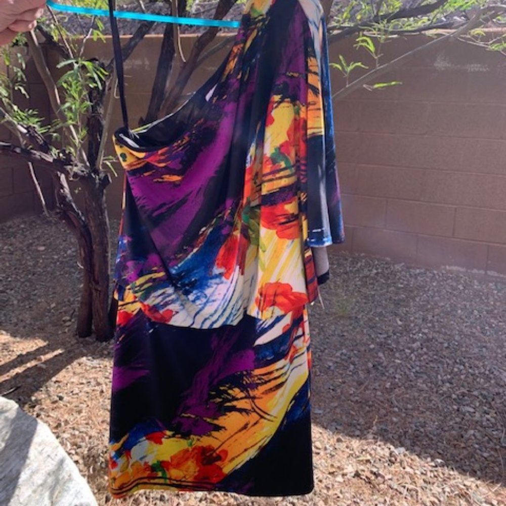 Jessica Simpson Multi-Colored Cocktail Dress